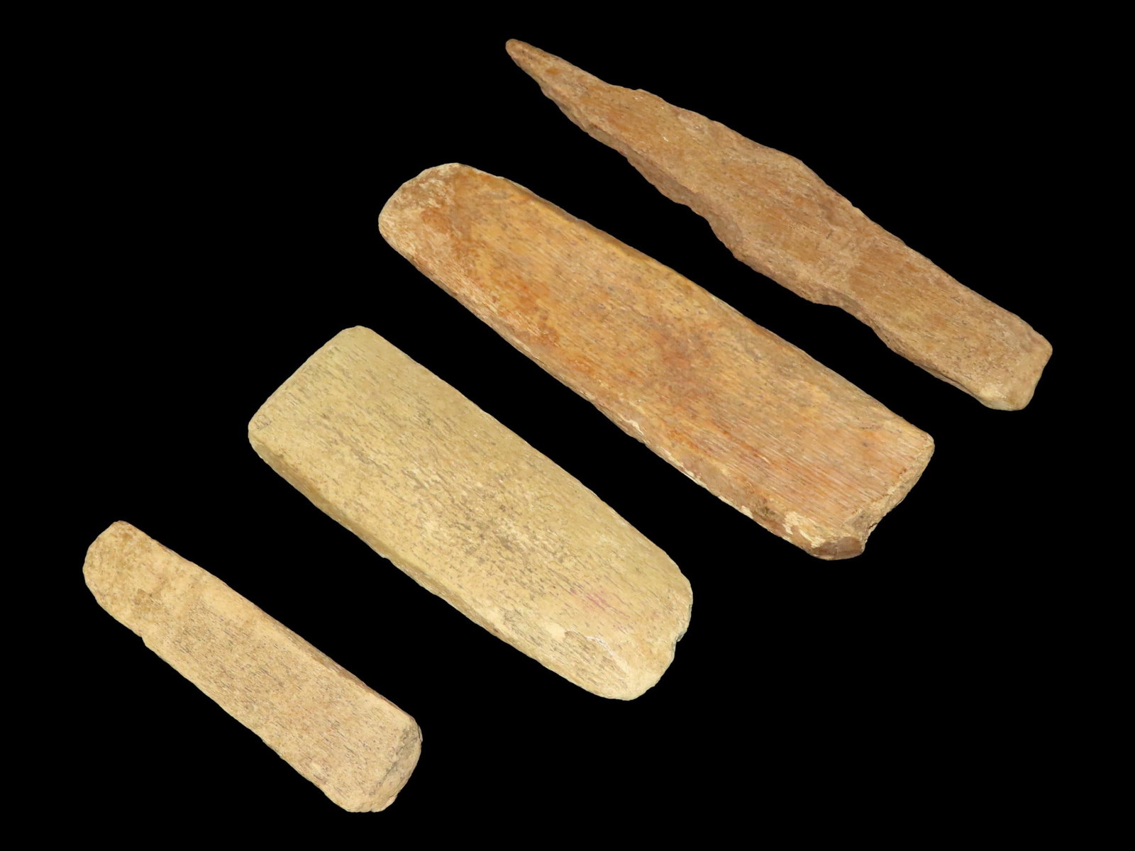 Lot of Mandan Adze and Awls, Dakotas and Kansas: Lot of Mandan Adze and Awls, Dakotas and Kansas