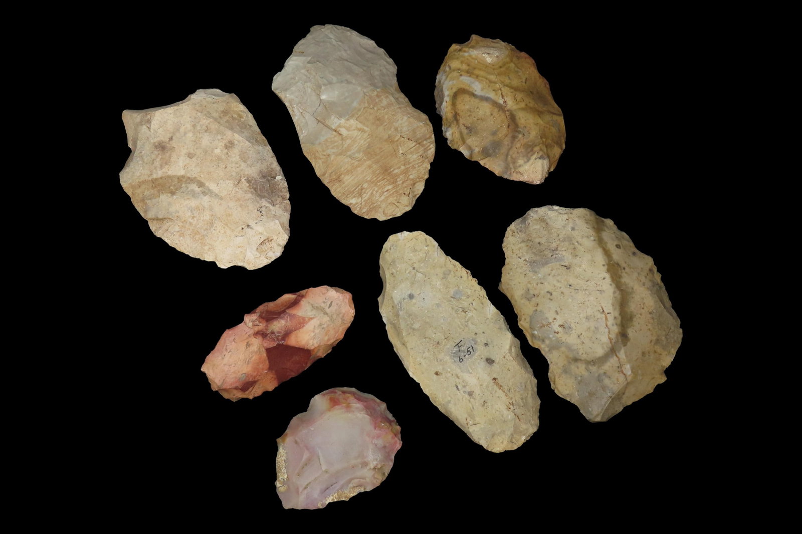 Lot of Miscellaneous Flint Tools and Blades, Kansas (1 of 9)
