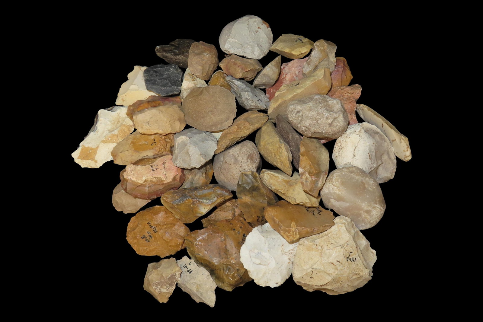 Lot of Site Material and Flint Tools, Kansas: Lot of Site Material and Flint Tools, Kansas