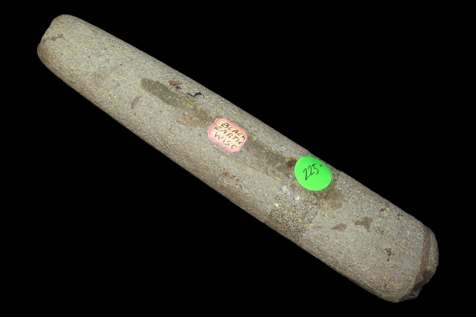 9 1/2" Pole Celt, Black Earth, Wisconsin (1 of 7)