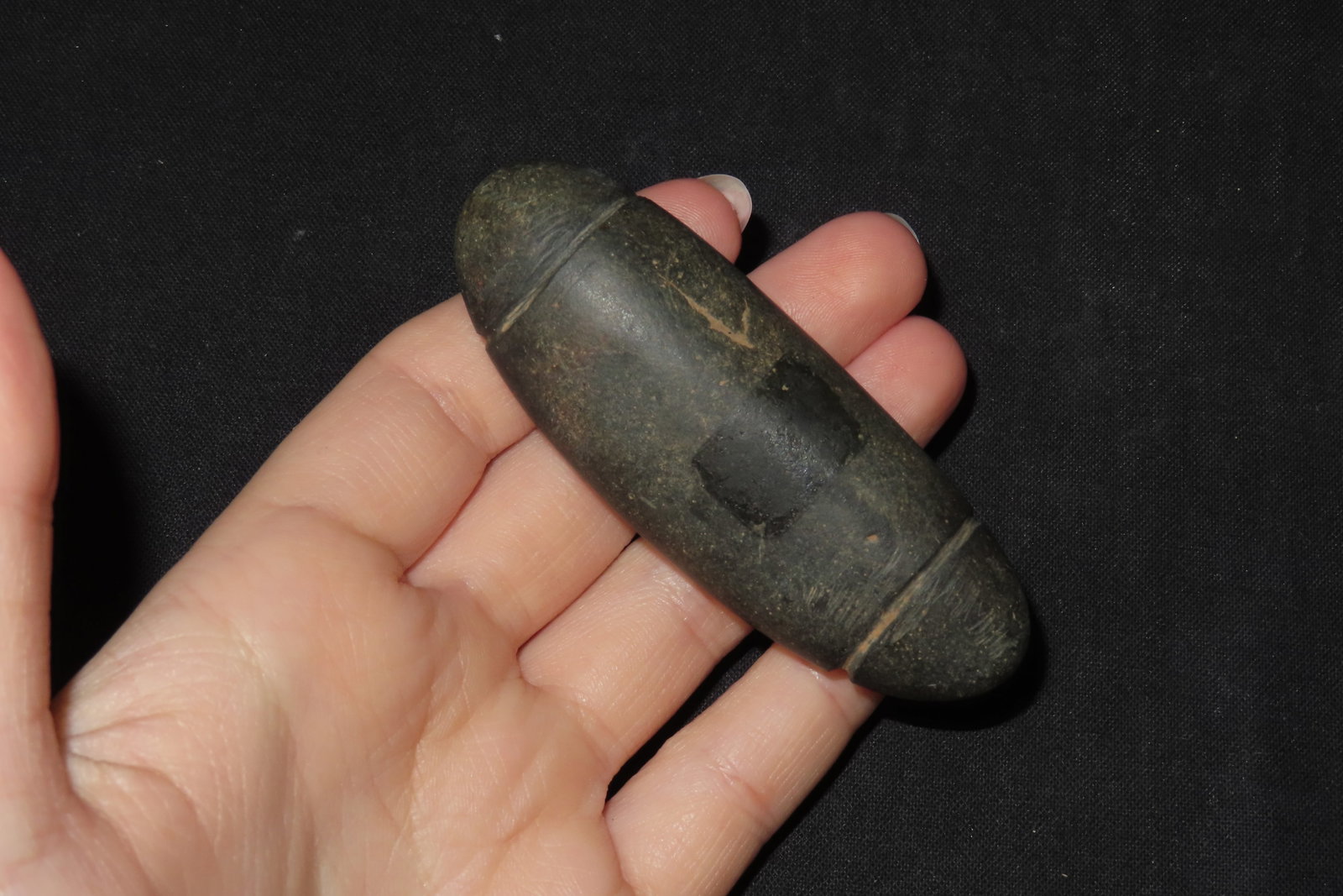 3" Double Notched Stone Tool - 2