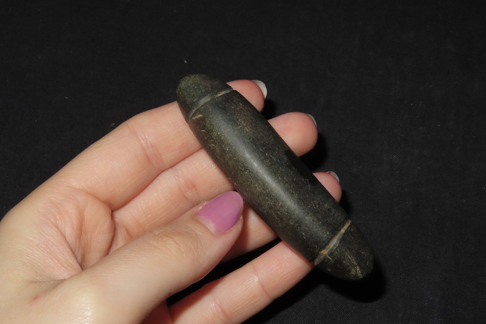 3" Double Notched Stone Tool - 3