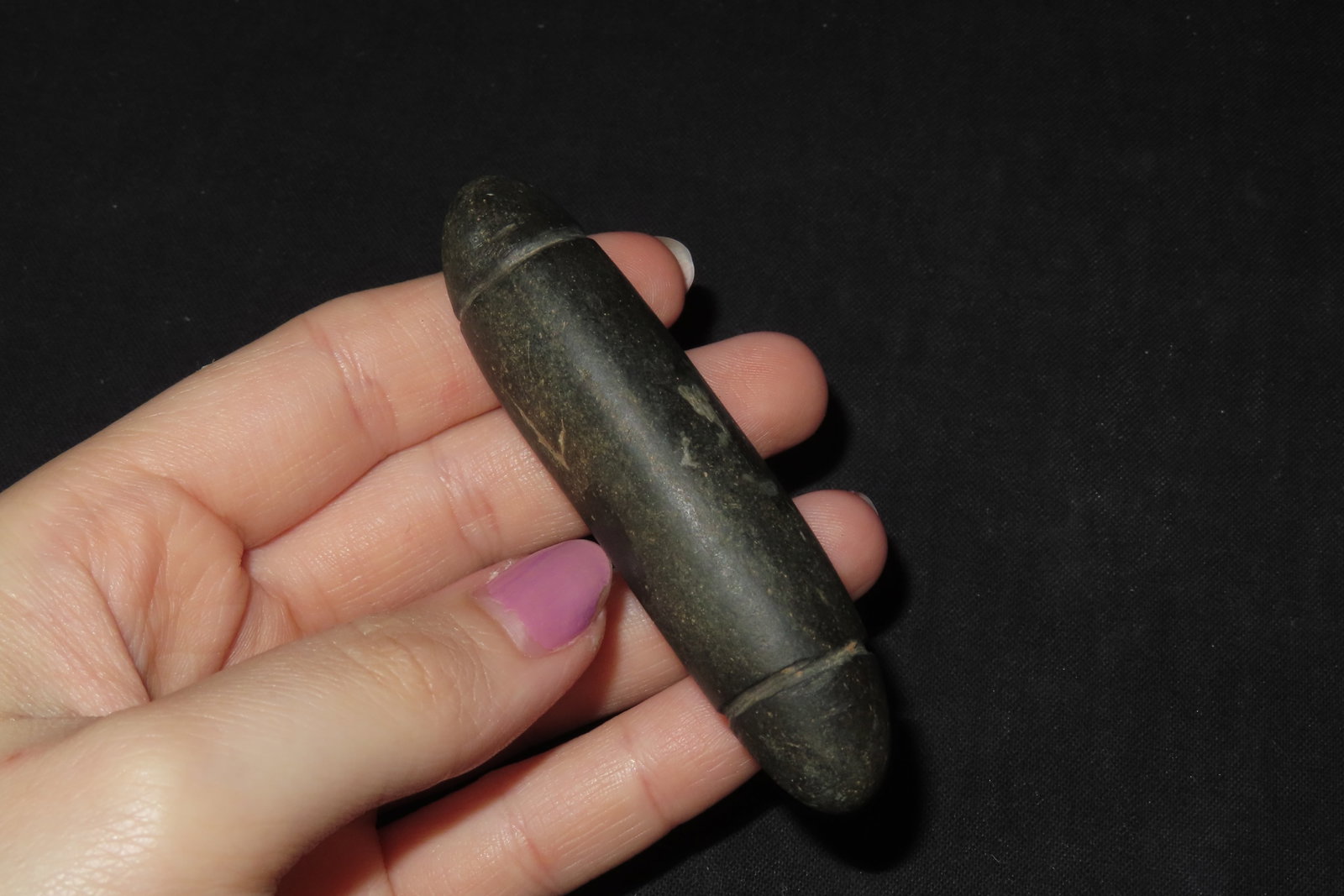 3" Double Notched Stone Tool - 4