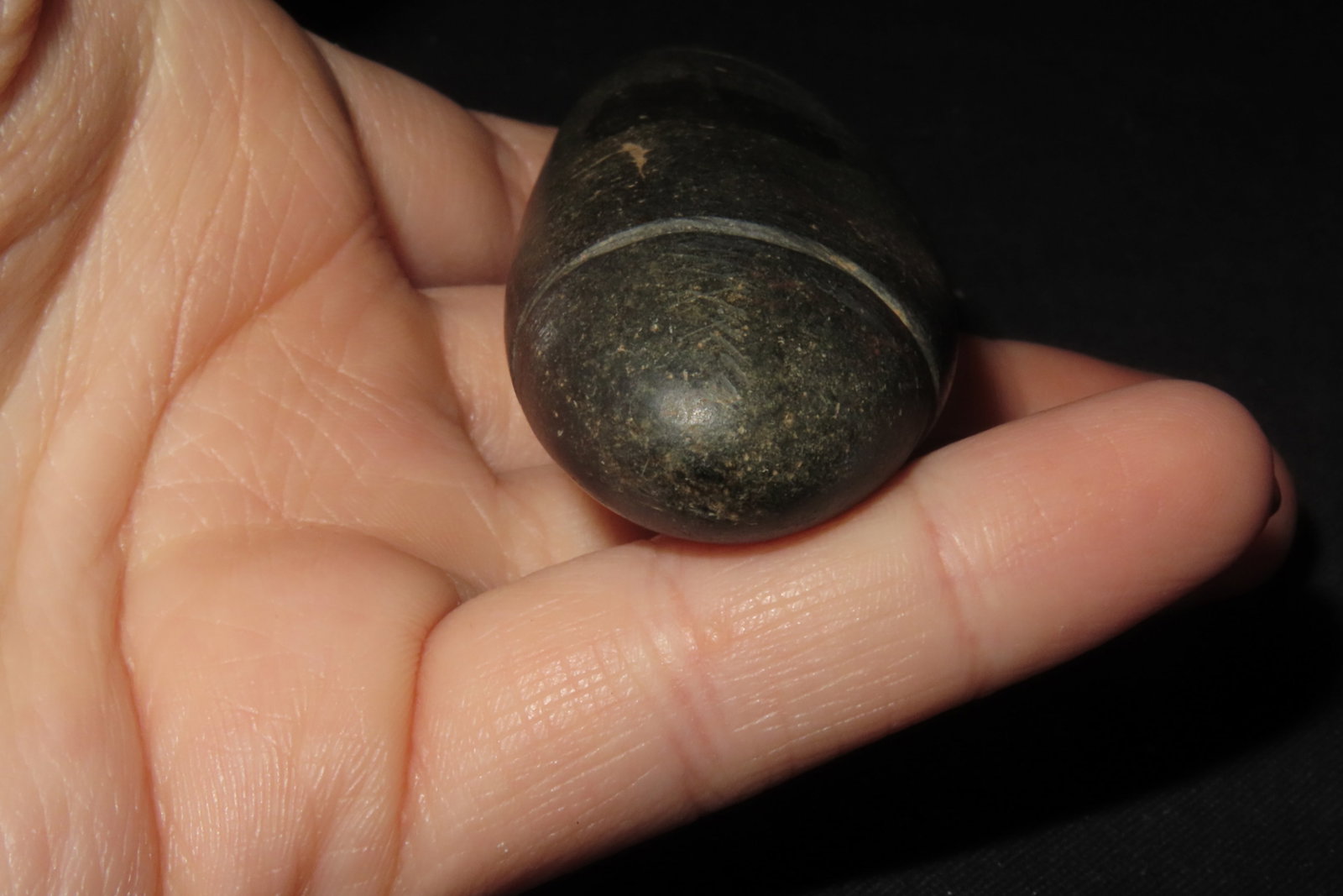 3" Double Notched Stone Tool - 5