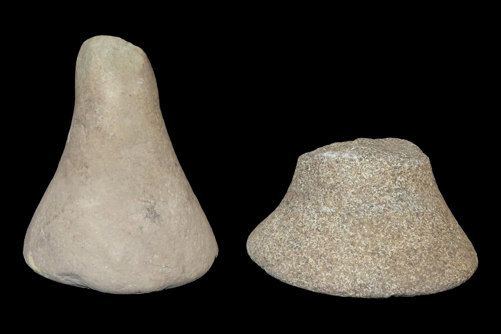 Lot of 2 Broken Pestles, Indiana, Great Study Pieces (1 of 6)