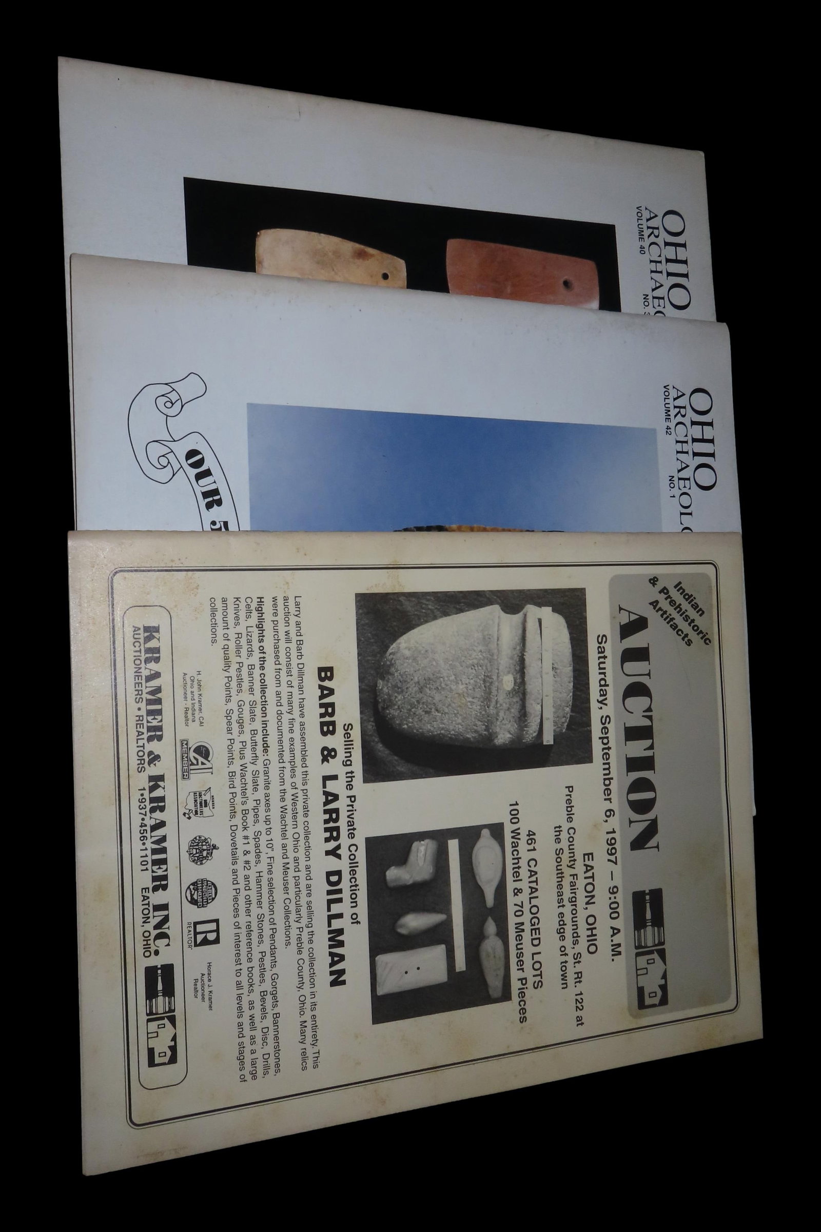 Lot of 3 Ohio Archaeology Journals: Lot of 3 Ohio Archaeology Journals
