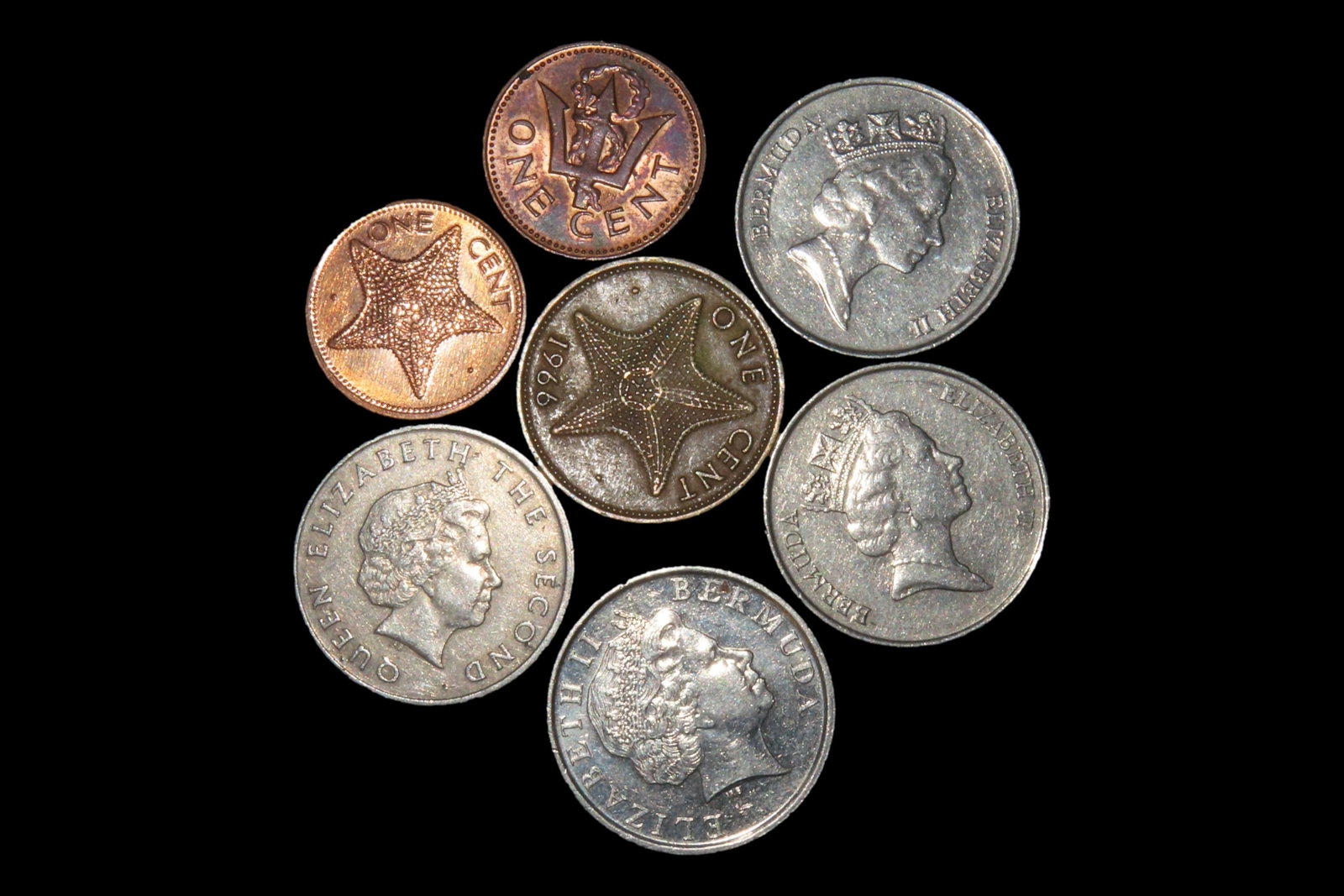 Lot of Miscellaneous Coins, Bahamas, Bermuda, and Caribbean (1 of 4)