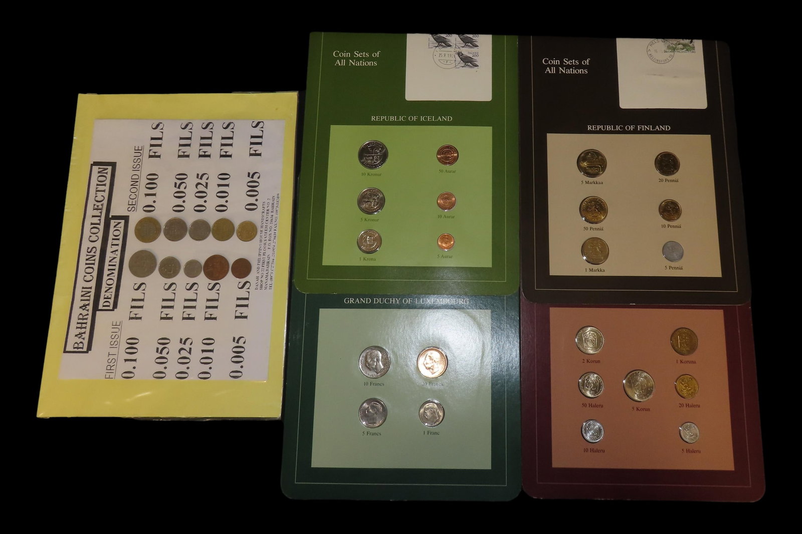 Lot of Various Coin Collectible Sets from Various Nations Bahraini Coins Collection (1 of 7)