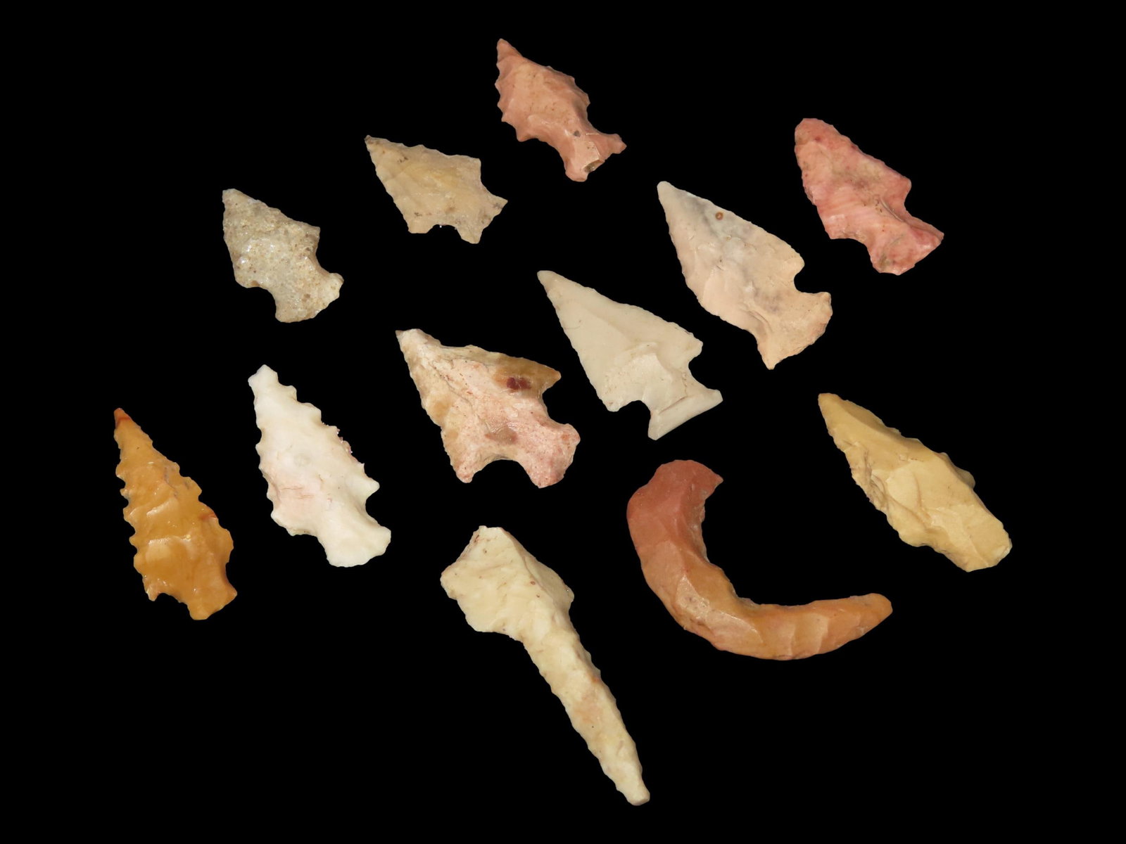 Lot of 10 Bird Points, Iron Co., Missouri (1 of 7)