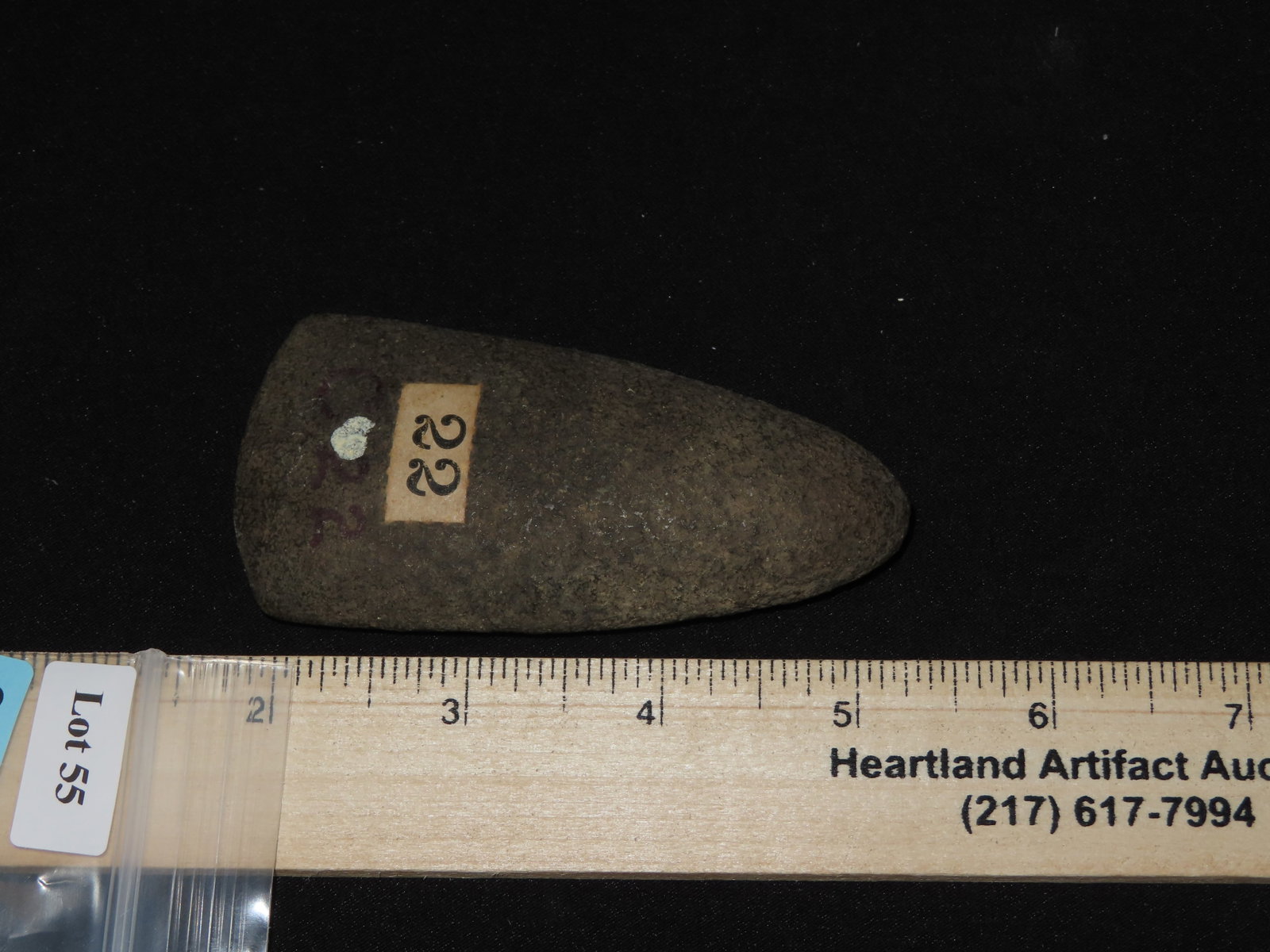3 1/2" Hardstone Adze - 7