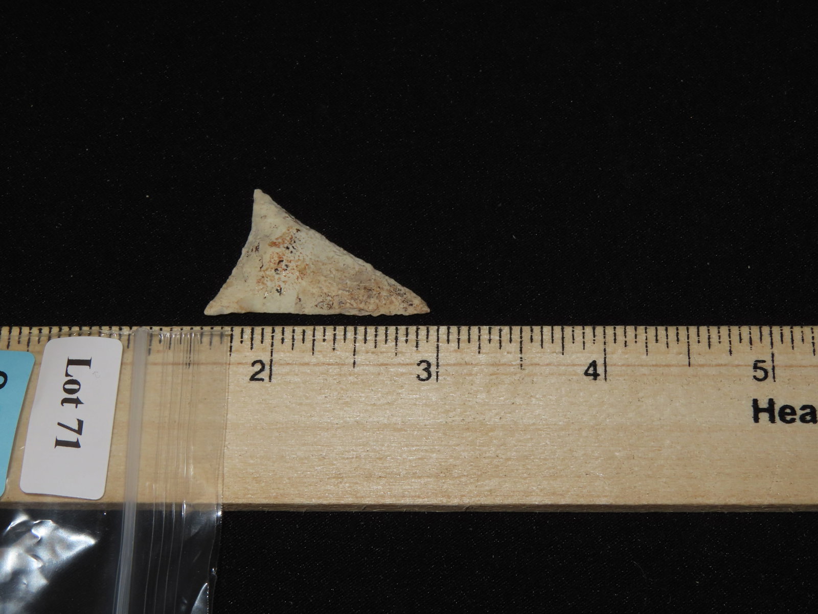 1 3/8" Very Well-Made Triangular Point, Illinois, Great Example - 6
