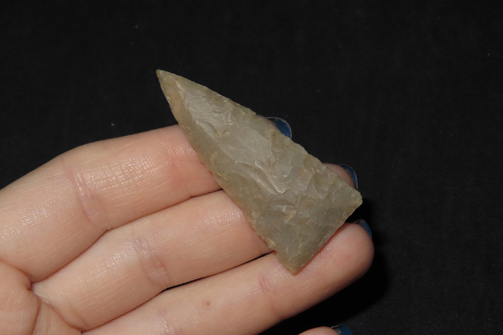 2" Very Well-Made Triangular Bird Point, Texas - 2