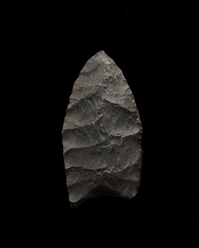 Plainview, Illinois, Lar Hothem Collection Davis COA: Plainview found in South Eastern Illinois presumably White County, Collected by Norbert Bingham, Lar Hothem Collection Davis COA 2.24"