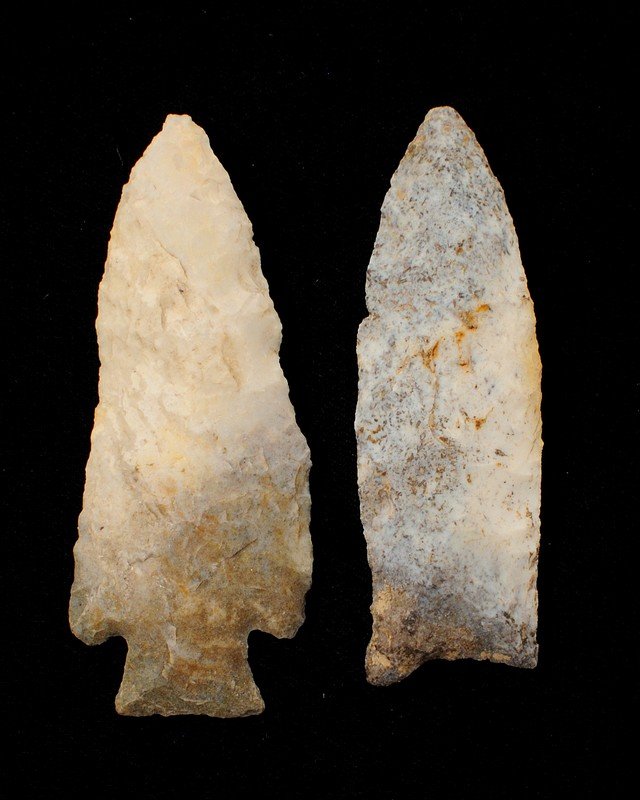 Nice Archaic Pair of Avon Points, Ex. Jim Parker, (1 of 1)