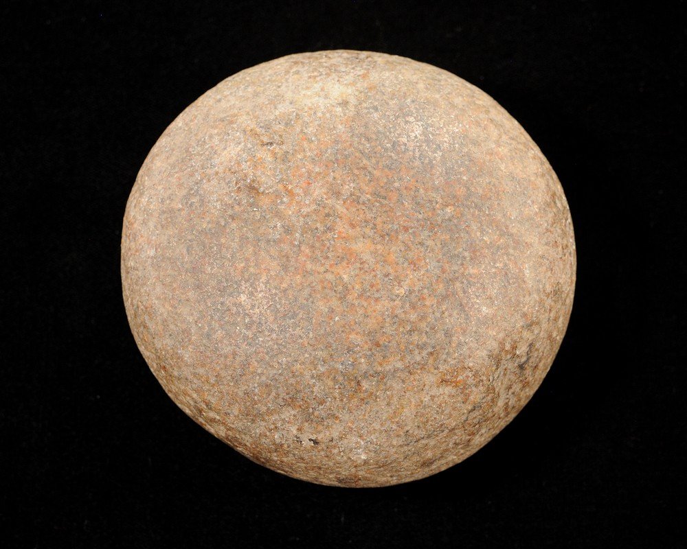 Polished Mano or Discoidal, Granite, Missouri, 3 5/8" (1 of 3)