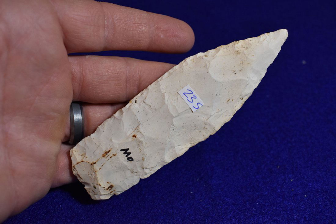 SEDALIA, 4 1/2" FOUND IN MISSOURI, EX MATT LAY (1 of 5)