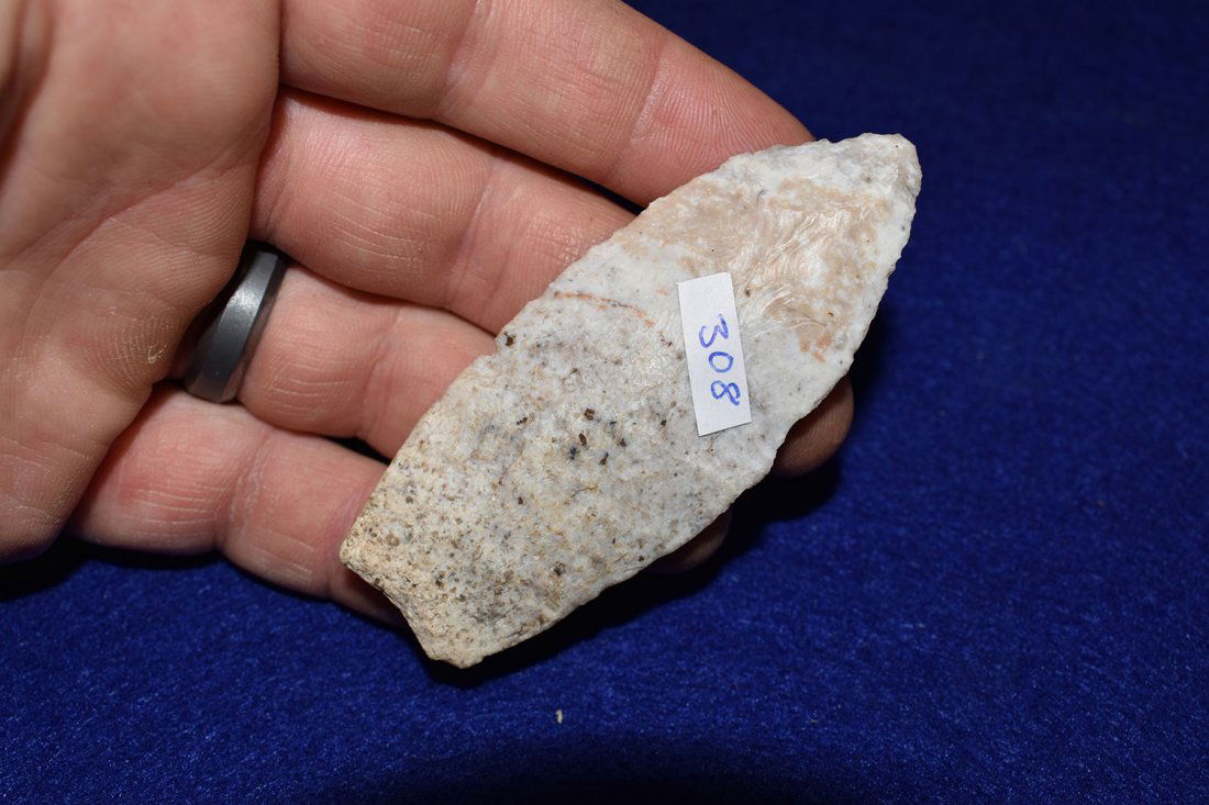 AVON FLINT AGATE BASIN, FULTON CO ILLINOIS, WELL MADE, (1 of 3)