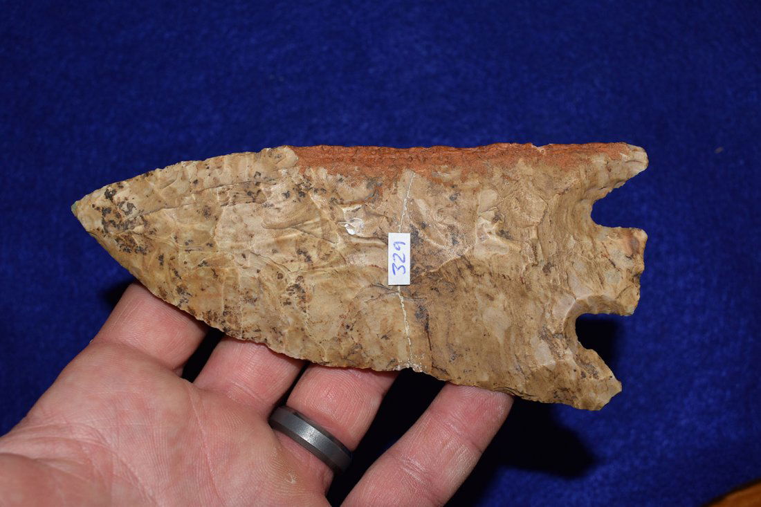 LARGE SMITH, RESTORED AND GLUED, HUGE PIECE, 5 1/4", (1 of 2)