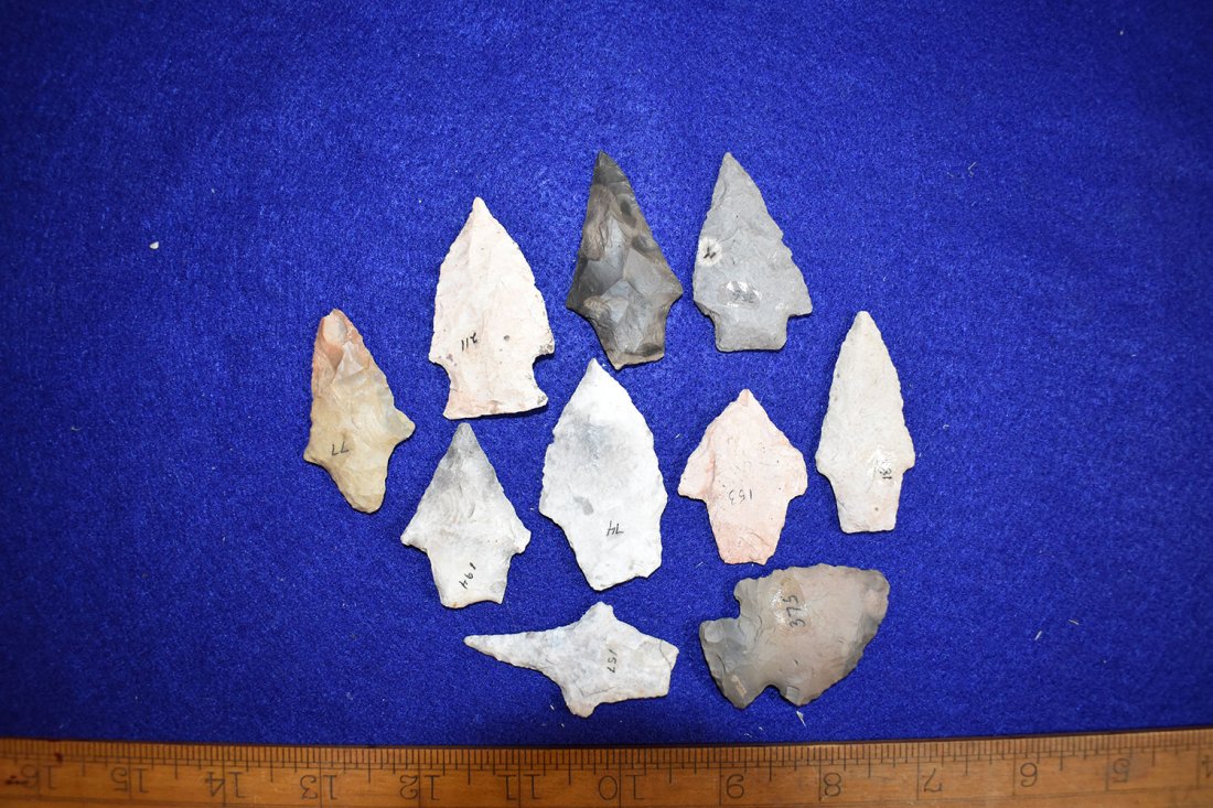 10 NICE COLORFUL WOODLAND POINTS, FORT SMITH ARKANSAS (1 of 3)