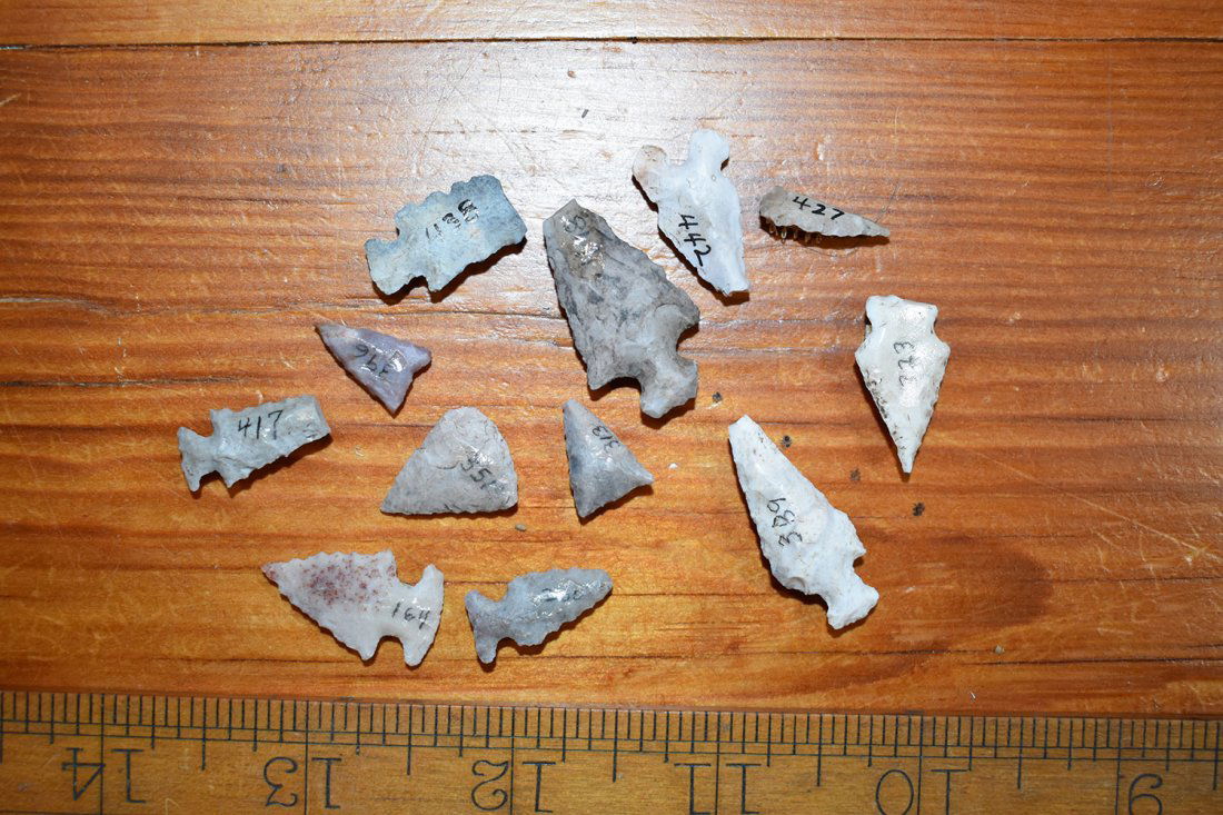 10 NICE MISSISSIPPIAN BIRD POINTS, FORT SMITH ARKANSAS (1 of 3)