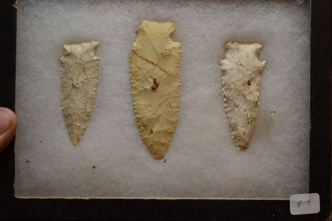 FRAME OF 3 NICE STILLWELLS FOUND IN ST CLAIR COUNTY, (1 of 3)