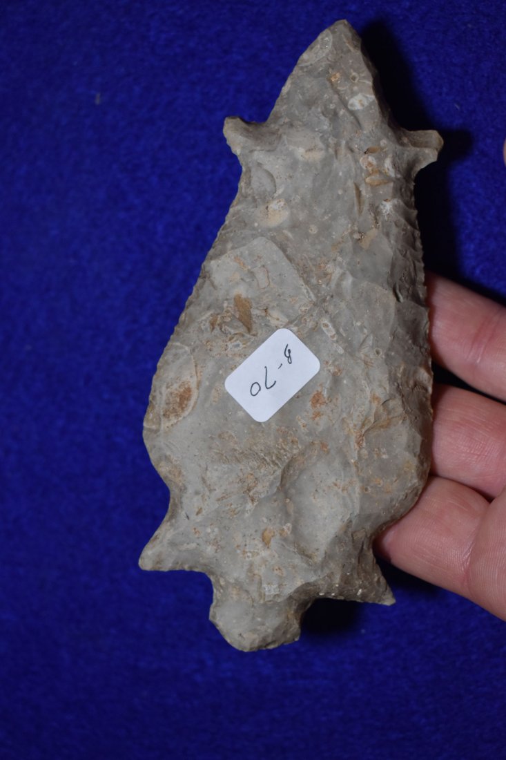 RARE  5  5/8"  ECCENTRIC EFFIGY FLINT FROM MEXICO, (1 of 2)