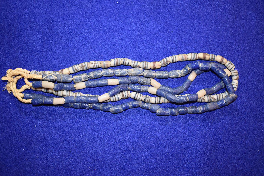 3 NICE NECKLACES OF AFRICAN TRADE BEADS (1 of 1)