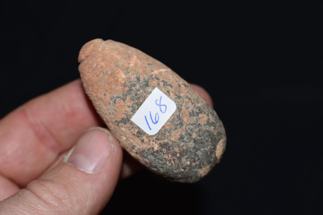 Limestone grooved Plummet, Union CO IL (1 of 3)