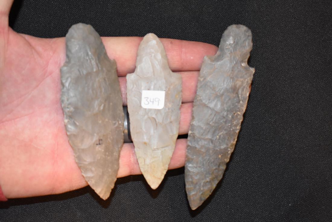 Nice Lot of Indiana Arrowheads with restoration (1 of 2)