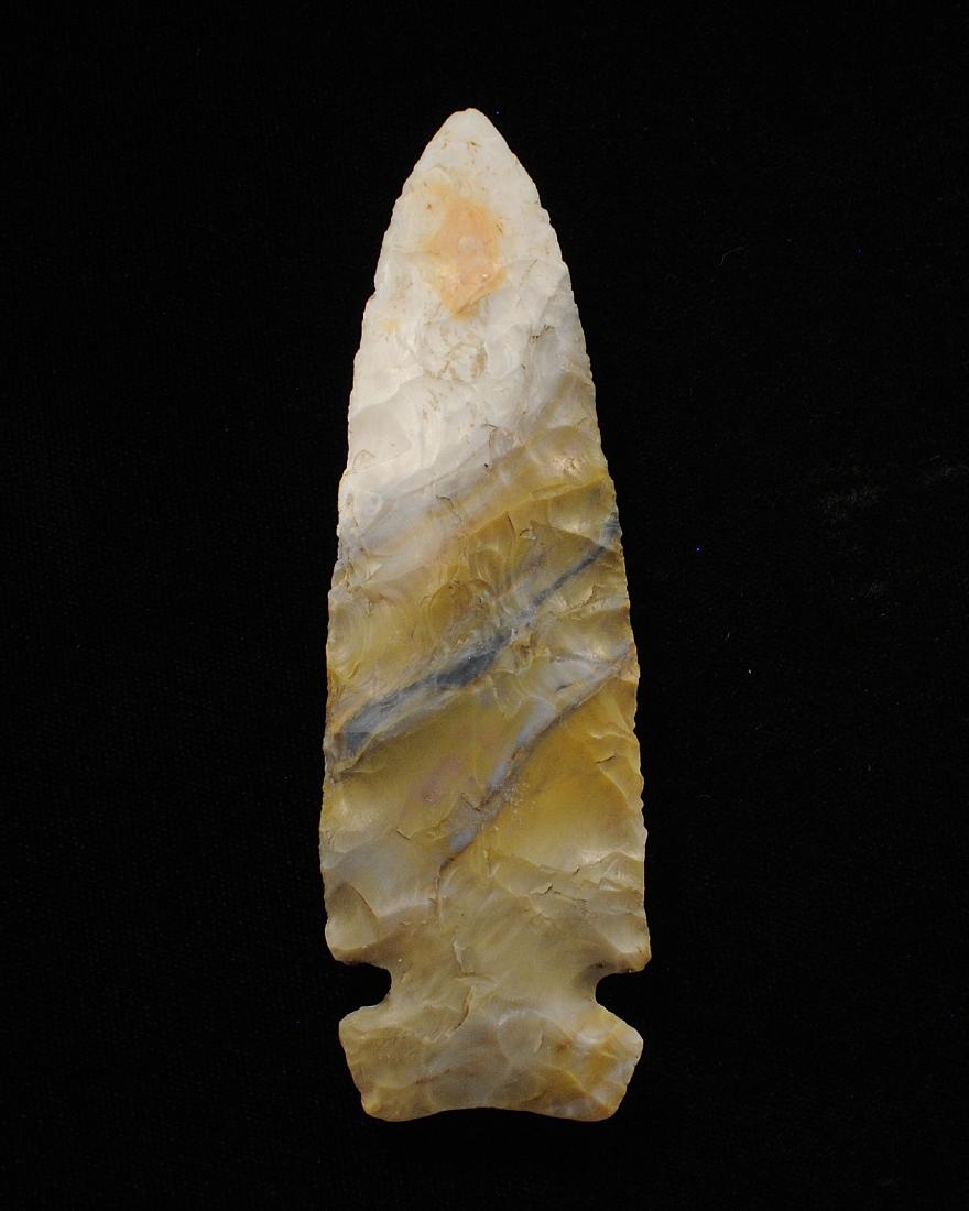 Flint Ridge Archaic Side Notch, Richland CO Ohio, 4 1/4 (1 of 3)