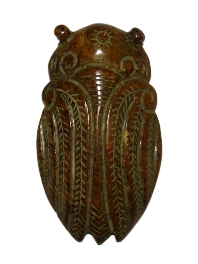 Qing Dynasty Jade Cicada Pei (1 of 2)