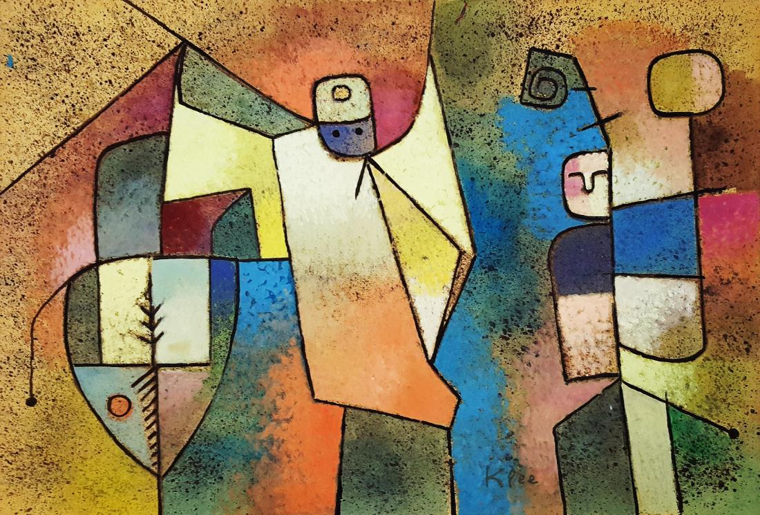 Paul KLEE gouache on paper(Att.) (1 of 1)