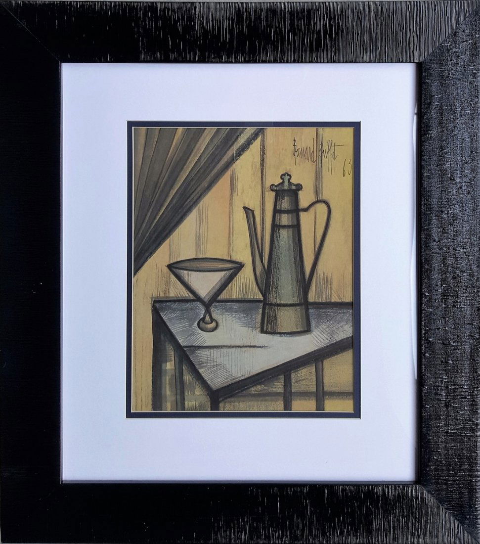 Bernard Buffet mixed media on paper (1 of 3)