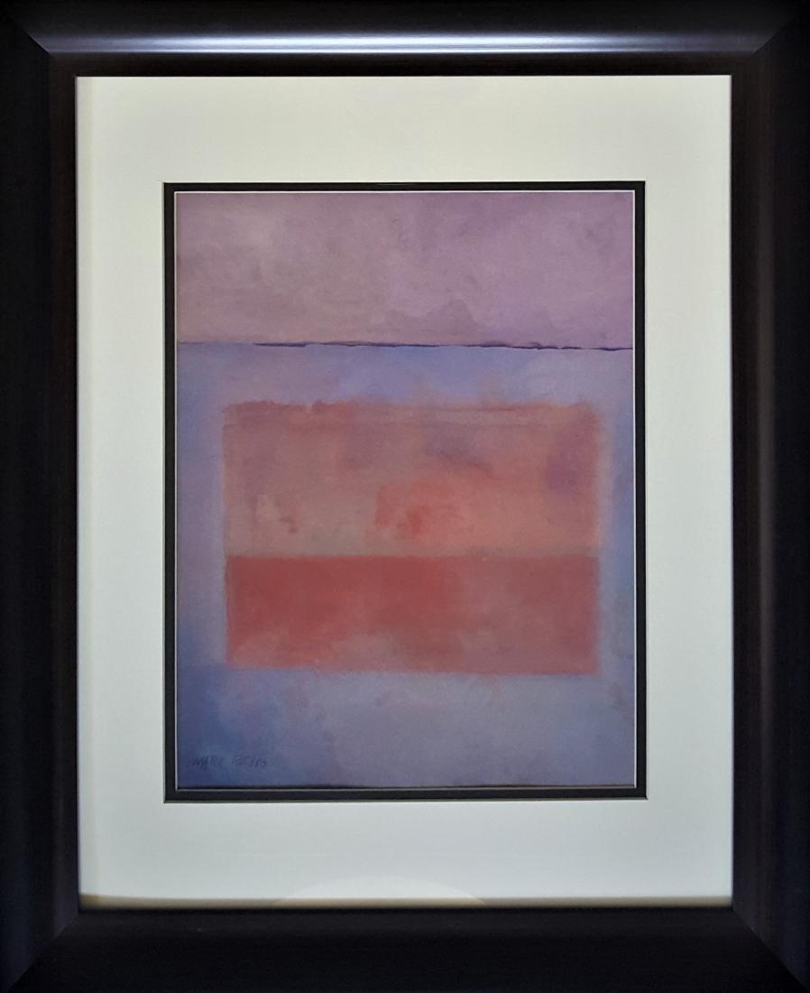 Mark ROTHKO gouache on paper signed  painting (1 of 3)