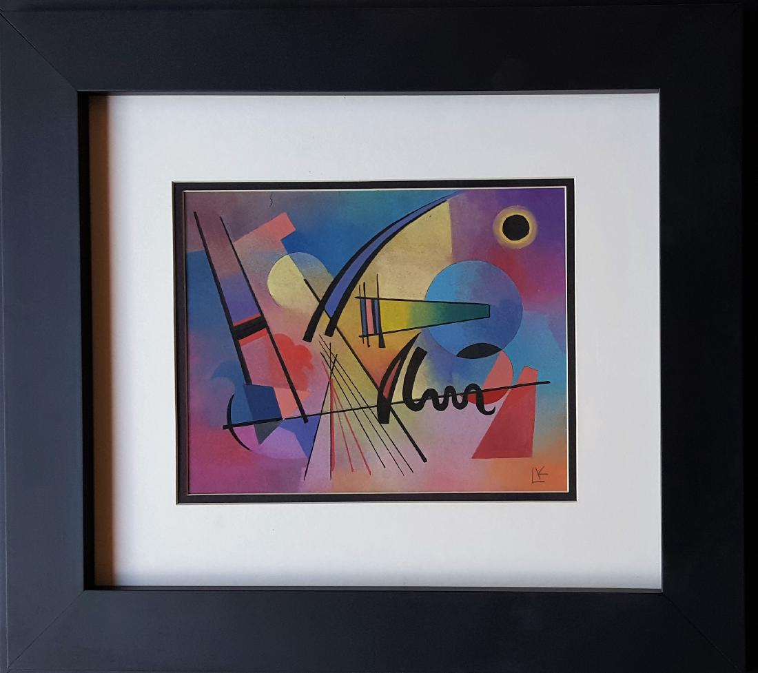 Wassily KANDINSKY gouache on paper signed painting (1 of 3)