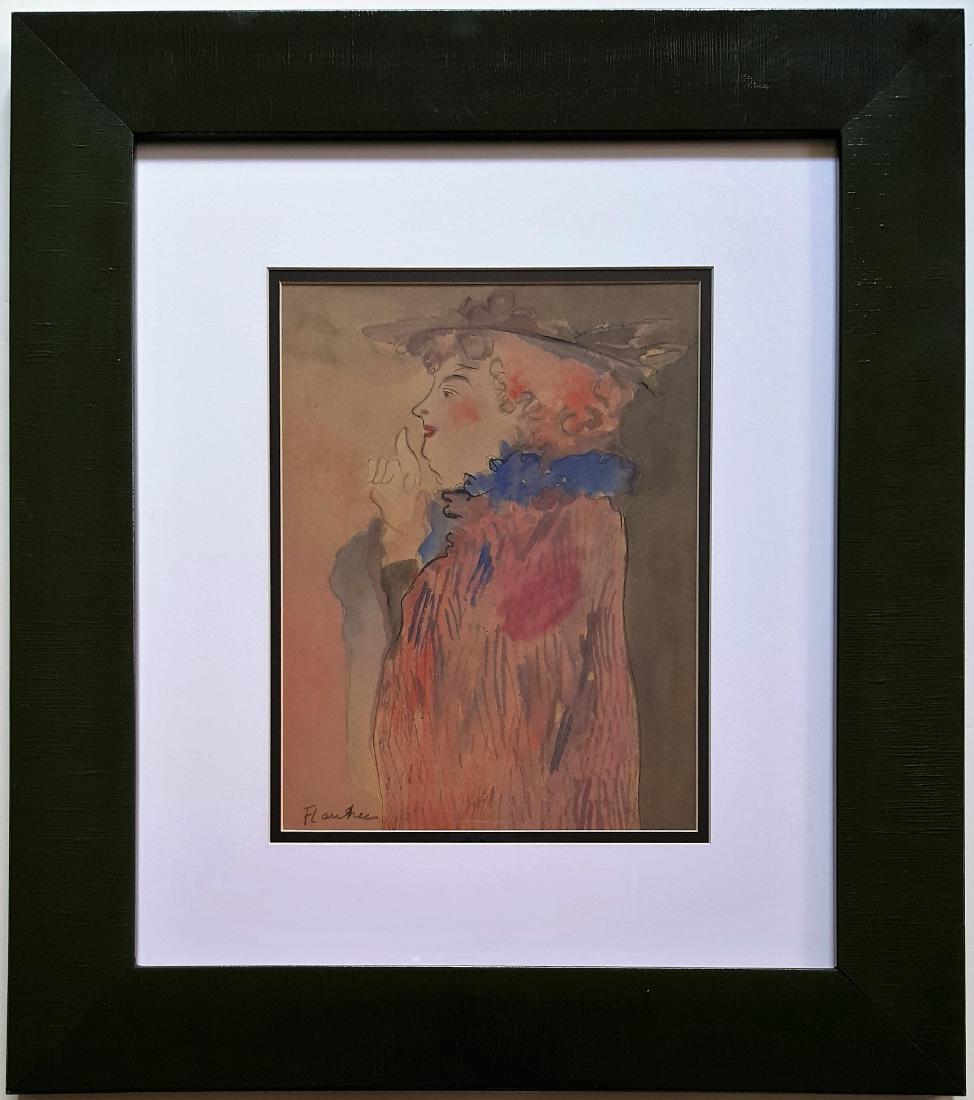 Henri DE TOULOUSE-LAUTREC gouache on paper (1 of 3)