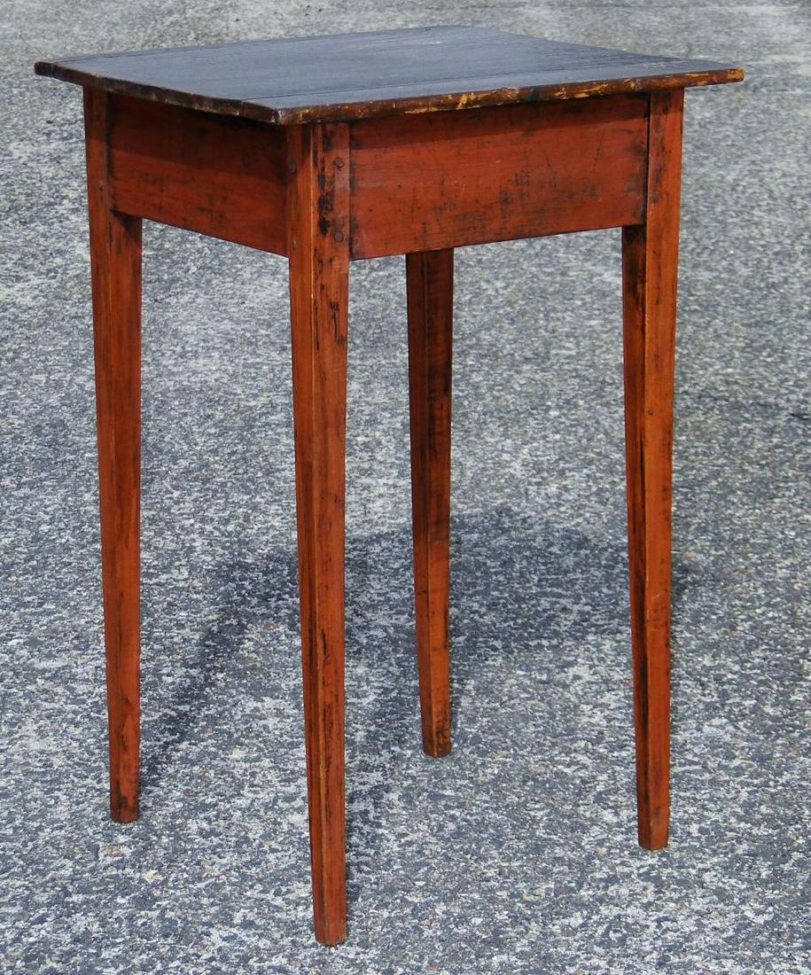 18TH C RED PAINTED STAND (1 of 3)