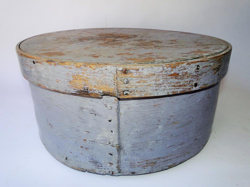 19TH C PAINTED PANTRY BOX (1 of 4)