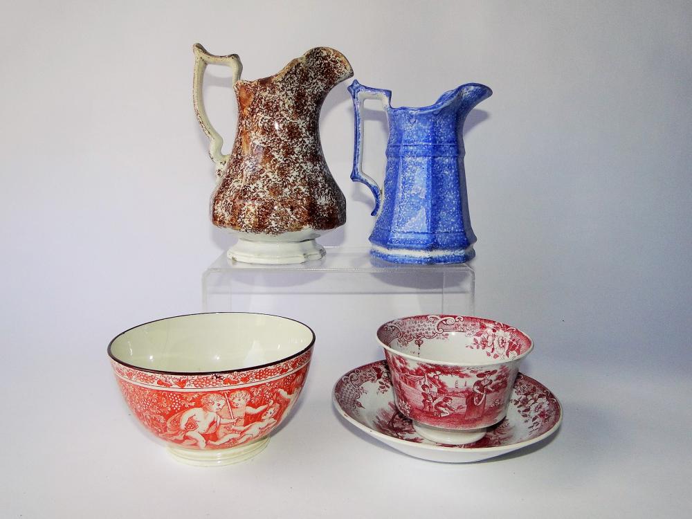 GROUPING SPATTERWARE, STAFFORDSHIRE (1 of 3)