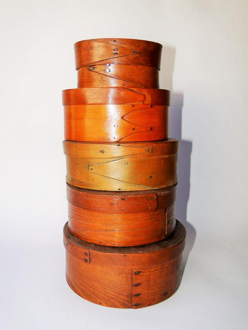 GROUPING OF FIVE PANTRY BOXES (1 of 9)