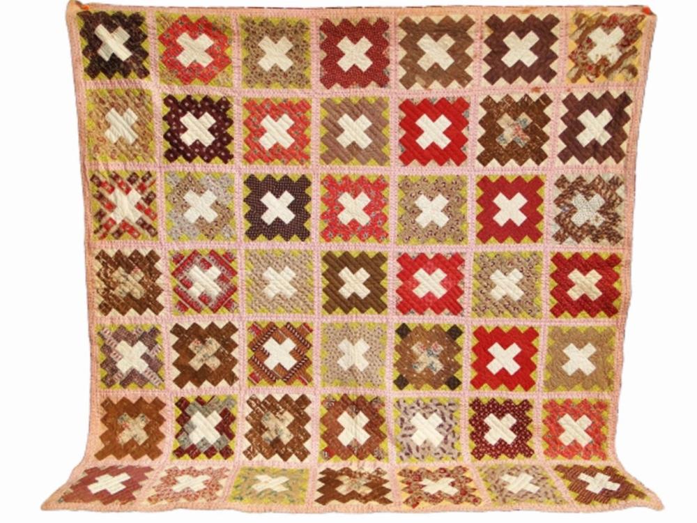 19TH C QUILT (1 of 3)