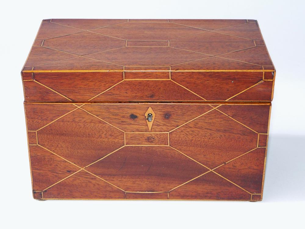 19TH C TEA CADDY (1 of 3)