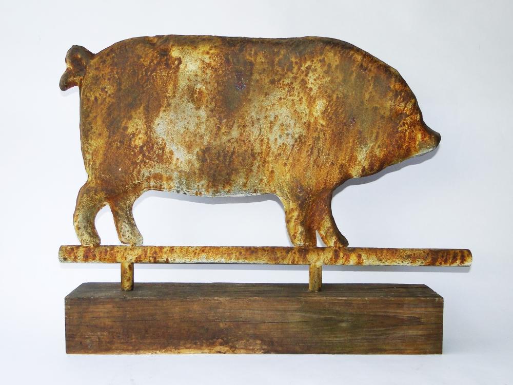20TH C PIG TRADE SIGN (1 of 3)
