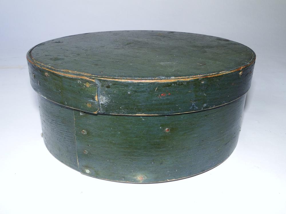 C. 1840 PAINTED PANTRY BOX (1 of 3)