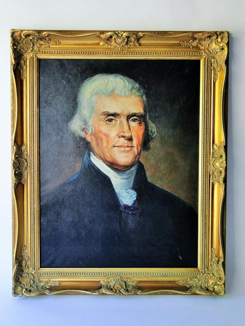 THOMAS JEFFERSON PORTRAIT PAINTING (1 of 3)