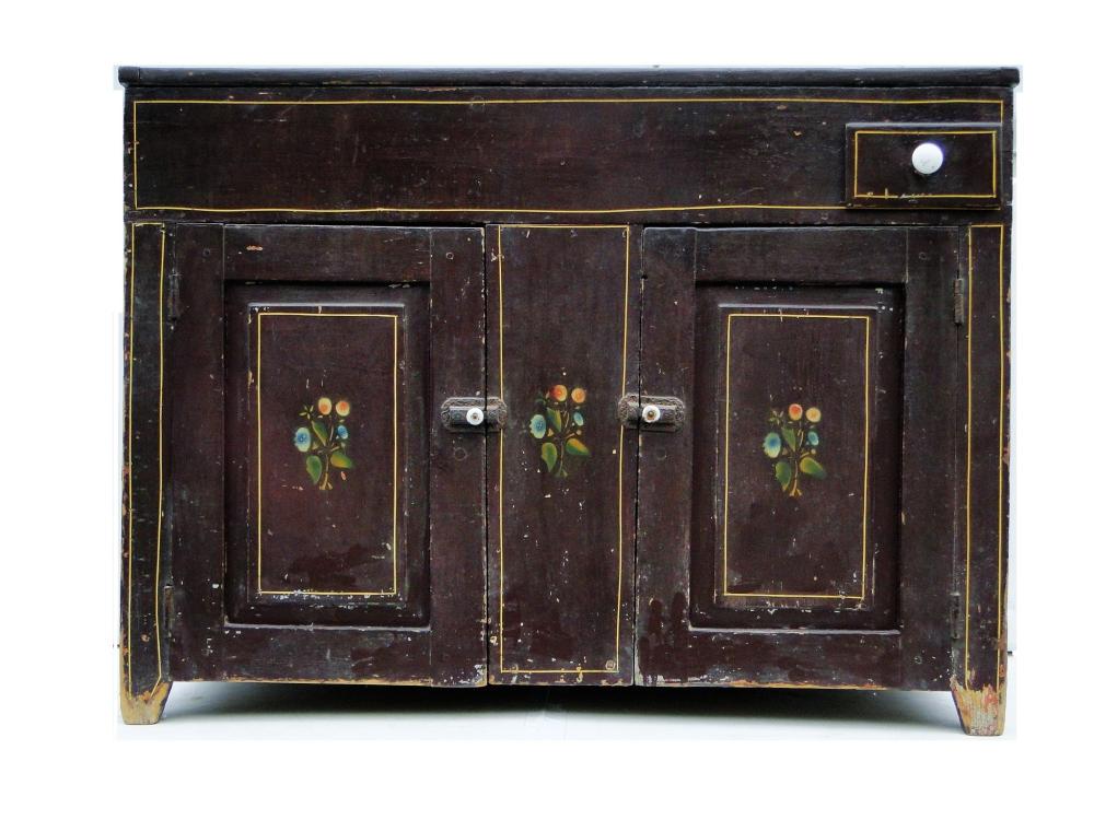 19TH C PAINTED DRY SINK (1 of 6)