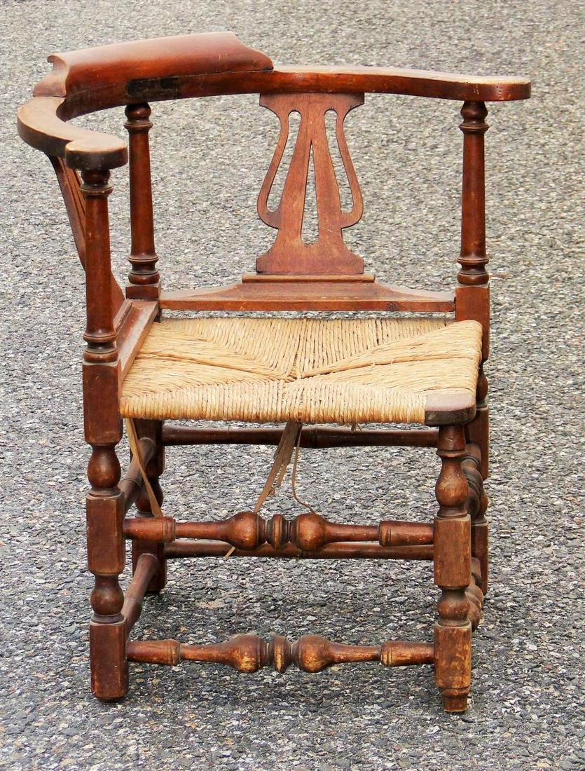18TH C CORNER CHAIR (1 of 3)