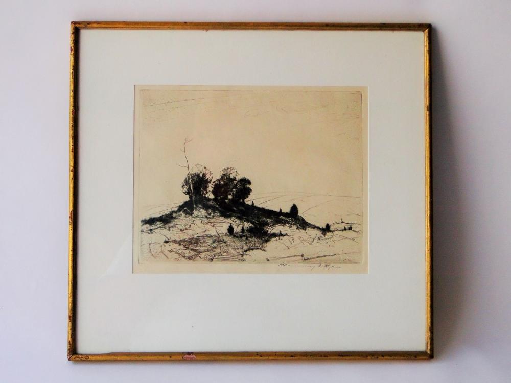 ORIGINAL ETCHING BY CHAUNCY RYDER (1 of 5)