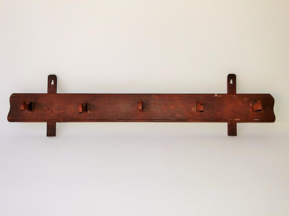 LATE 19TH C PEG RACK (1 of 4)