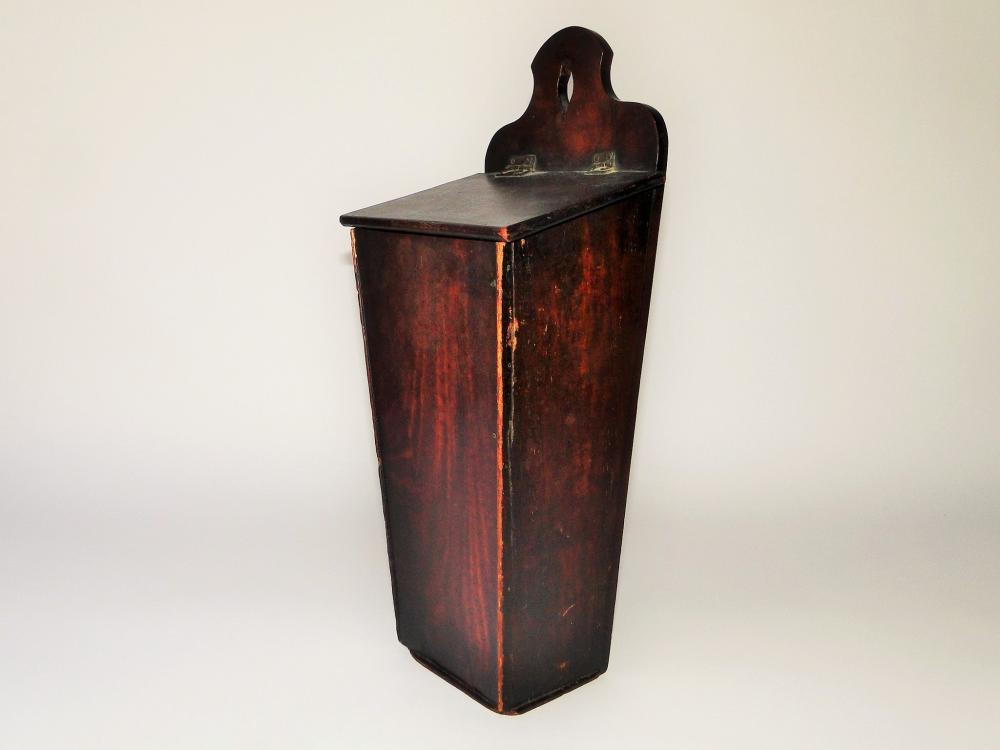 19TH C HANGING CANDLE BOX (1 of 3)